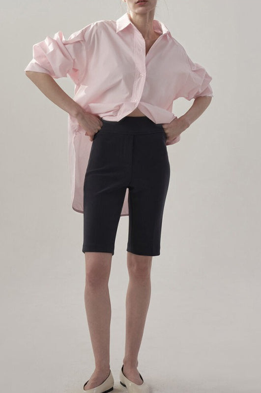 Casual Longline Cotton Blouse