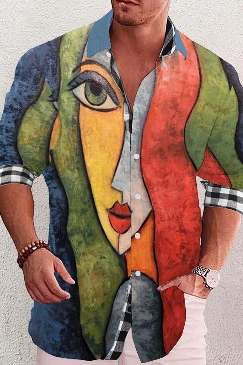 Men's Cotton&Linen Long-Sleeved Fashion Casual Shirt - Fashionpara