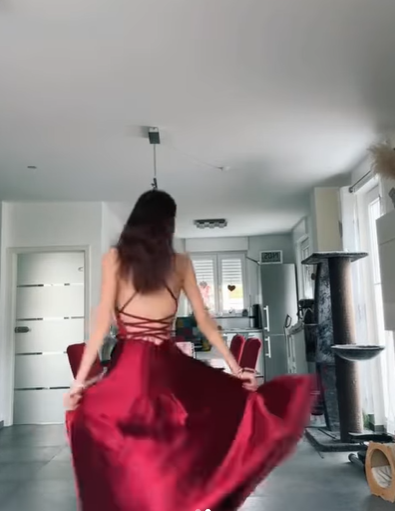 Simple A line Halter Long Party Dress Satin Burgundy Prom Dresses SD2417