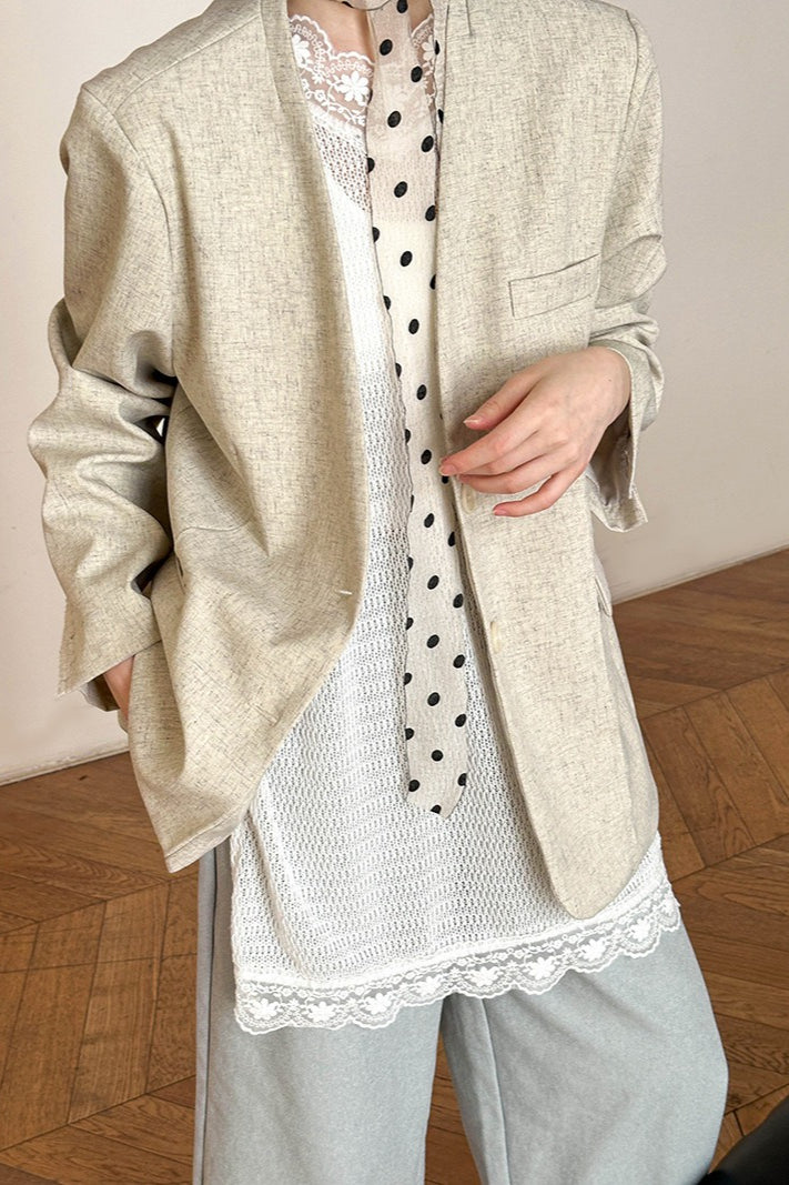 Casual V-Neck Blazer 10