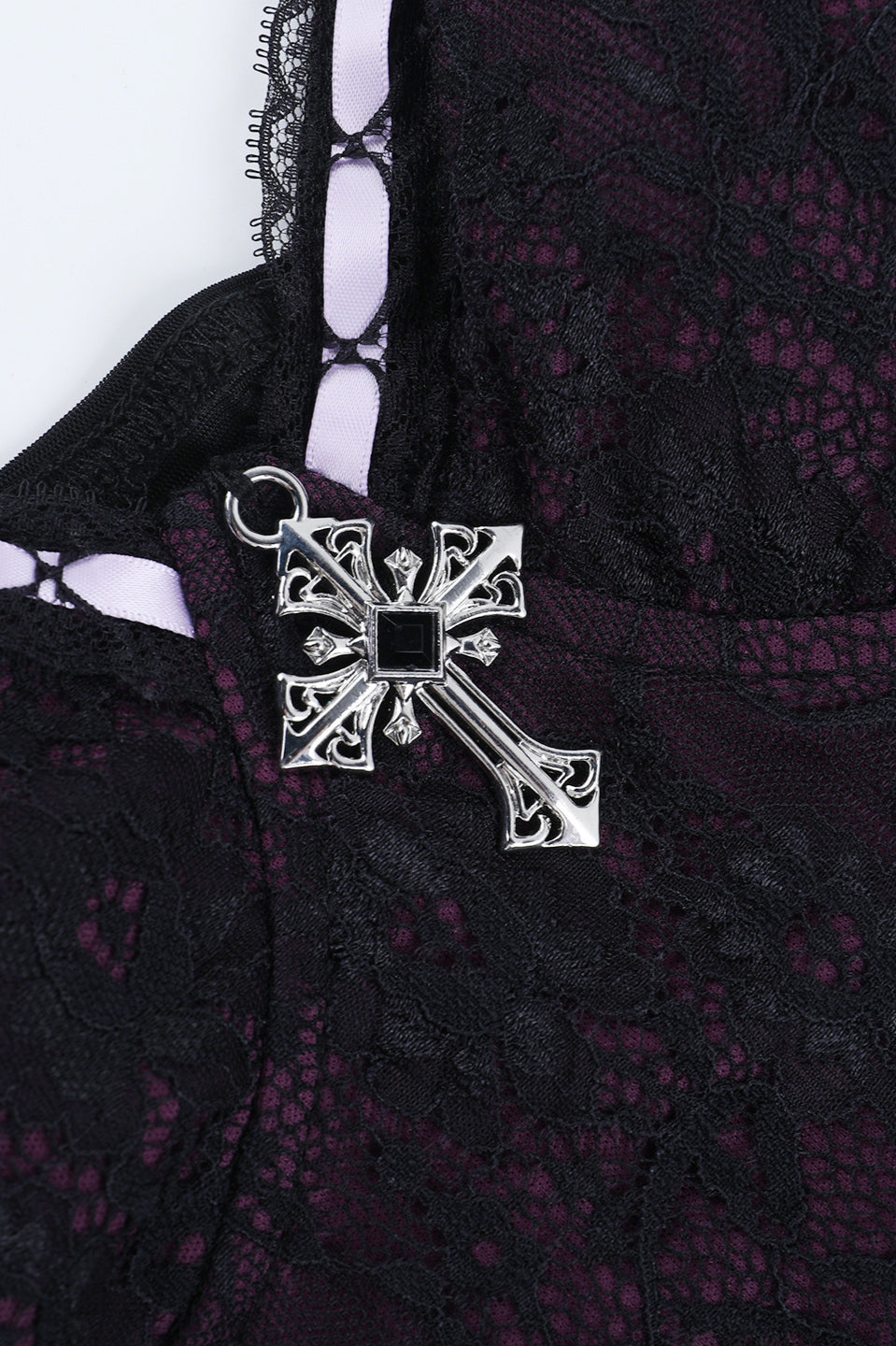 Gothic Mesh Sheer Slim Corset