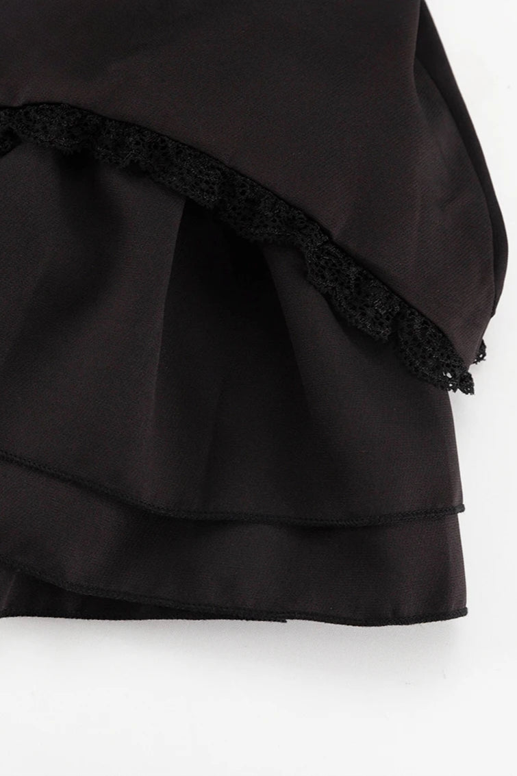 Slim Pleated Mini Dress