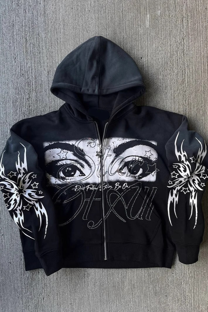 Vintage Street Style Hoodie - Fashionpara