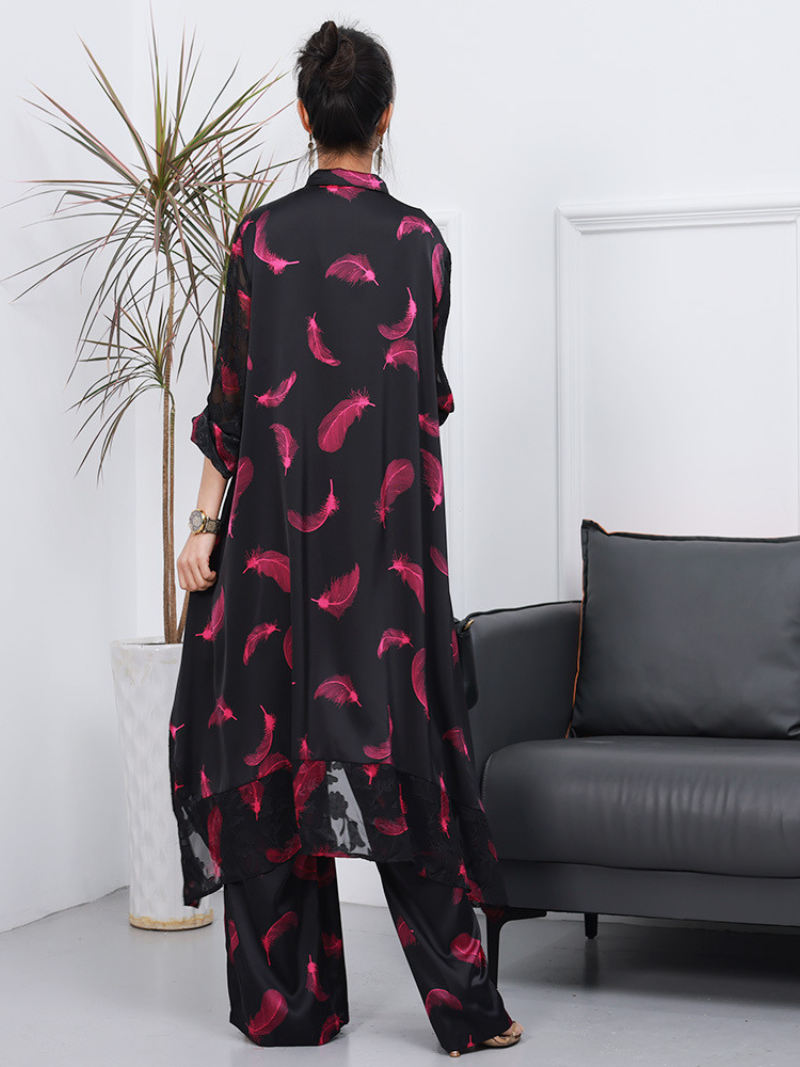 Cardigan Wide-leg Pants Co-ords Dress 7