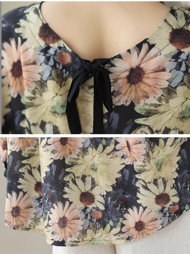 Look At the SKy Cool Flower Tops - Fashionpara