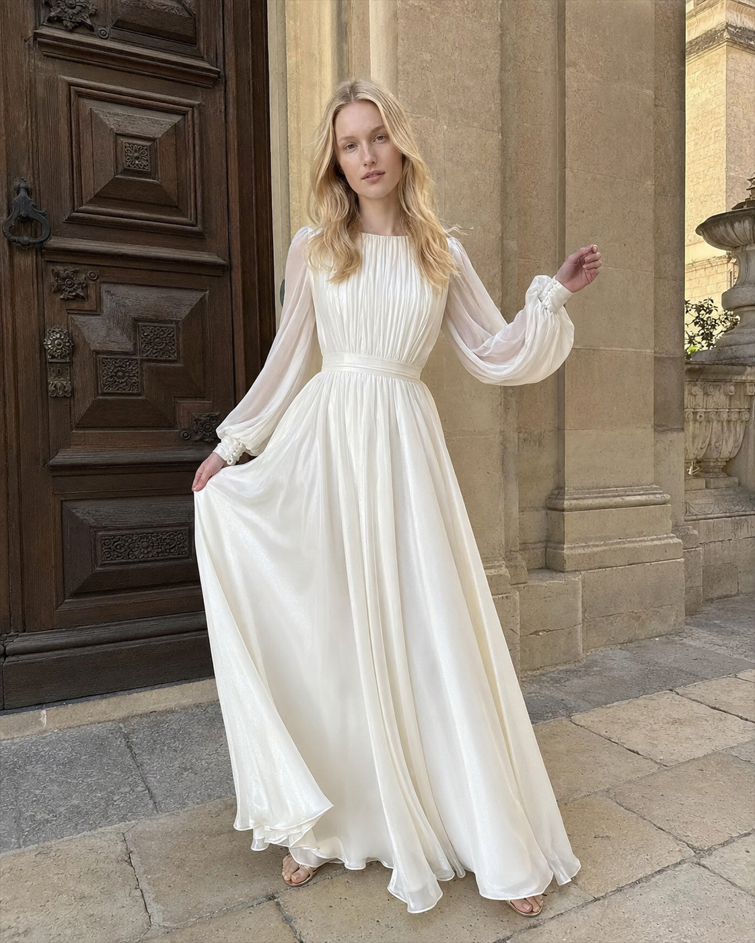 Sheer Mesh Maxi Dress