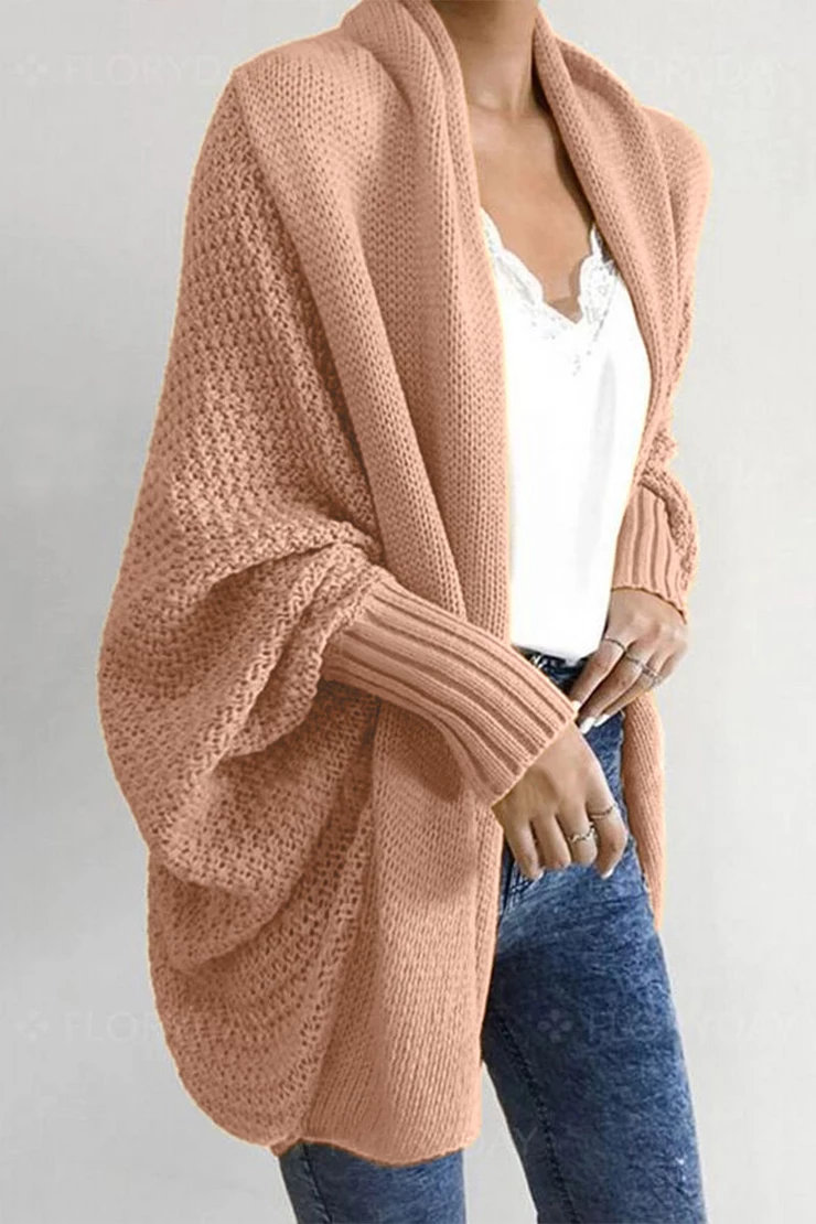 Florcoo Chic Batwing Sleeve Sweater Cardigan in 4 Colors