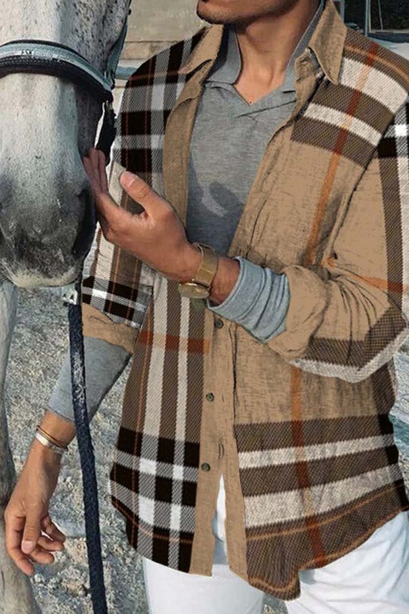 Men's Cotton&Linen Long-Sleeved Fashion Casual Shirt - Fashionpara