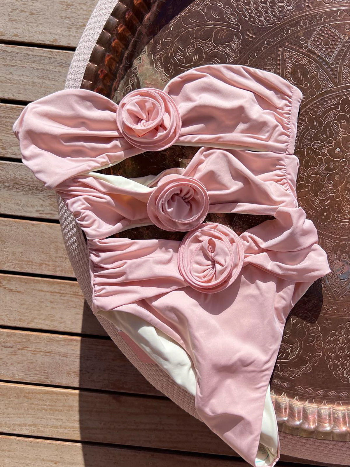 3D Floral One Piece Swimsuit for Women Bikini Women Swimsuit Bikini - Fashionpara