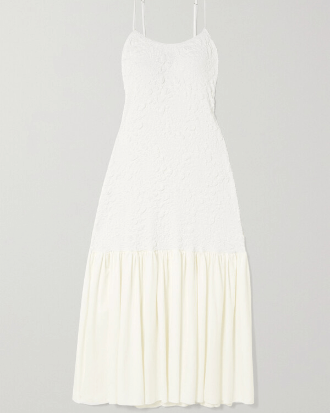 Popcorn Jersey Midi Dress - Fashionpara