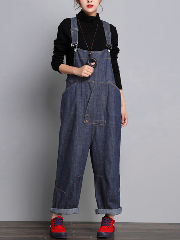 Marshall Denim Overalls Dungaree - Fashionpara