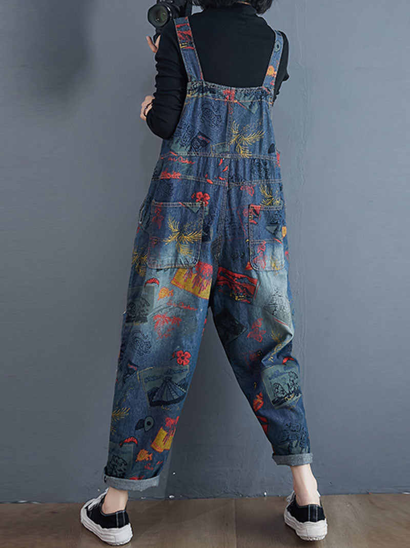 Stay Drippin Cotton, Denim Overall Dungarees - Fashionpara