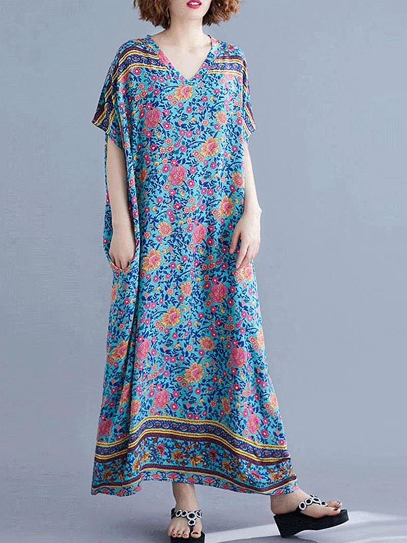 Shore To Shore Kaftan Dress - Fashionpara