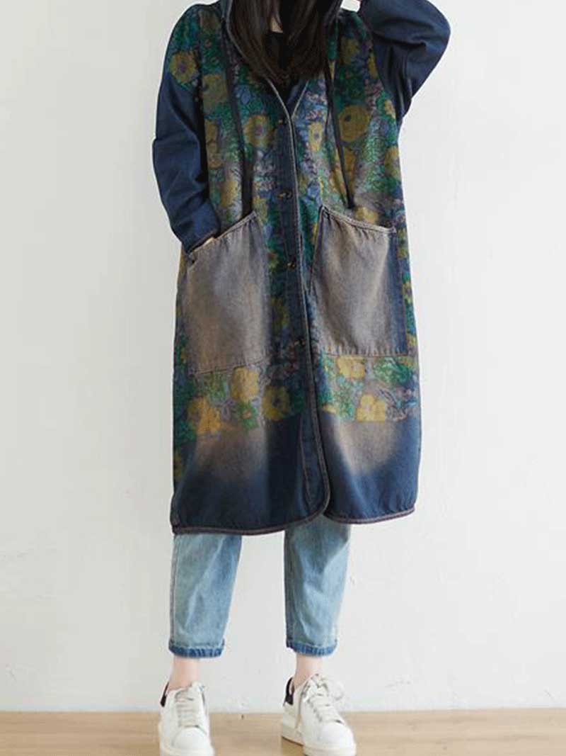 Stay Together Hooded jacket Style Midi Dress - Fashionpara