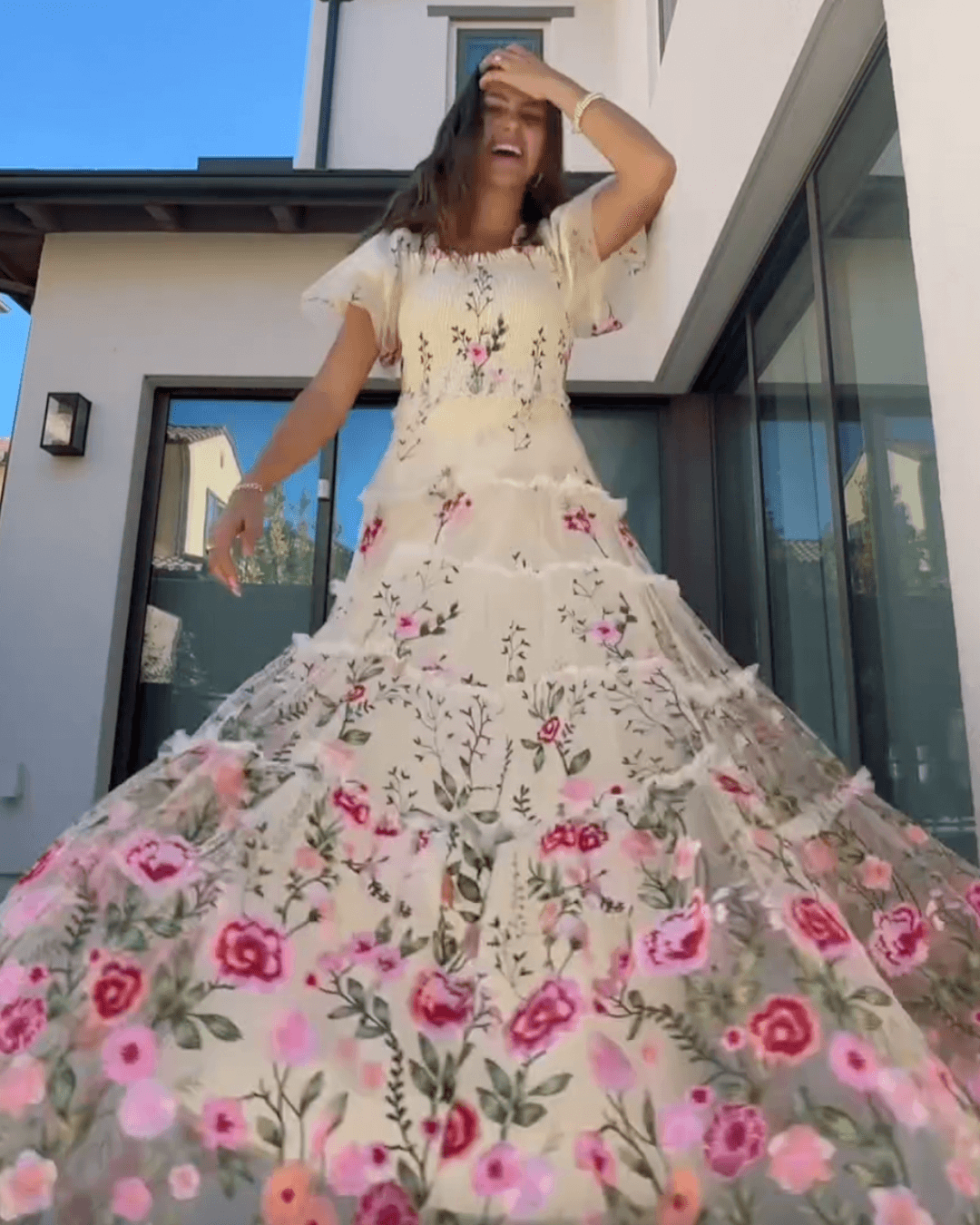 Floral Printed Dress - Fashionpara