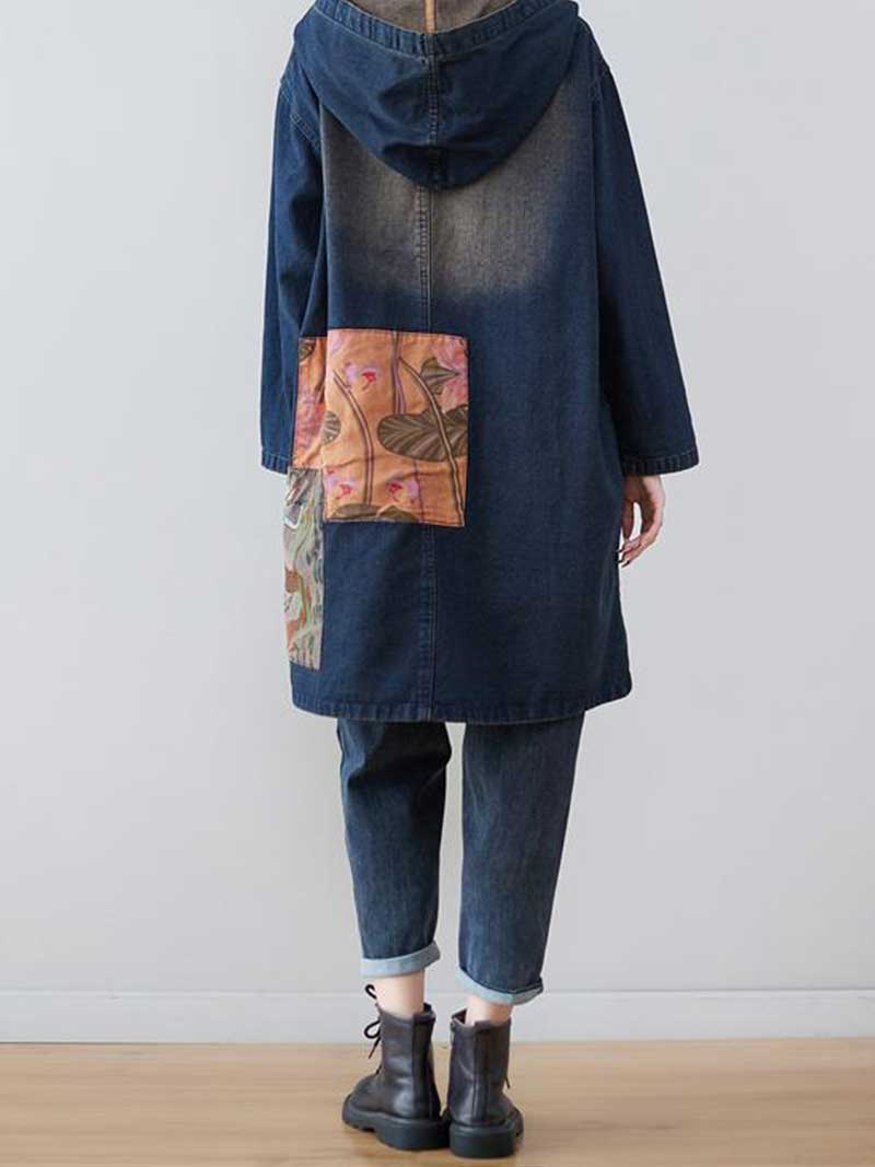 Your Love Is Better Denim Hooded Jacket 2