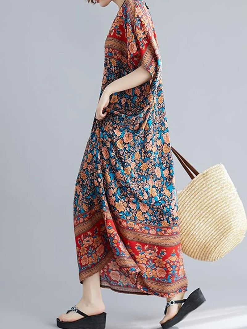 Comes Once To Set Kaftan Dress - Fashionpara