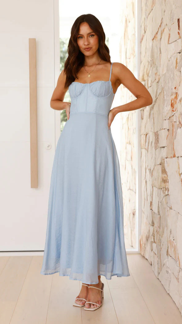 Ducasse Maxi Dress - Blue