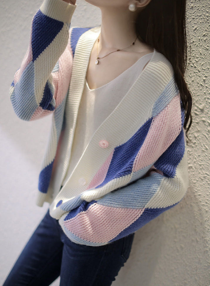 KittenAlarm - Casual Cute Colors Cardigan Sweater