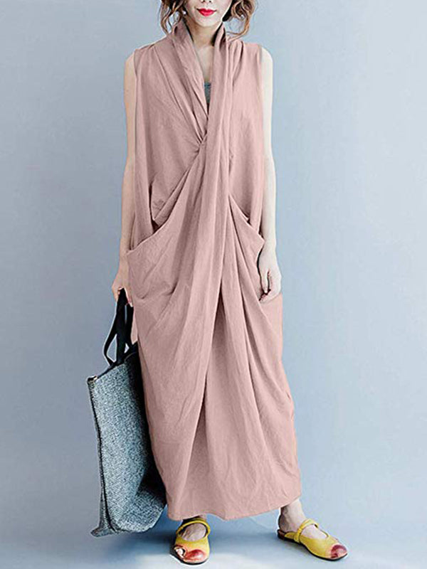 Intertwined Solidity Maxi Dress - Fashionpara