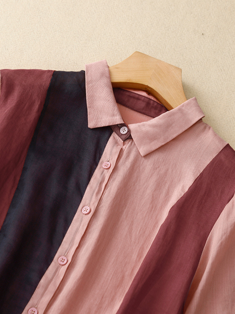 Everday Short-Sleeve Button-Up Shirt top - Fashionpara