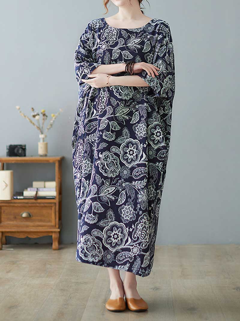 Seeing Your Dream Printed Midi Dress - Fashionpara