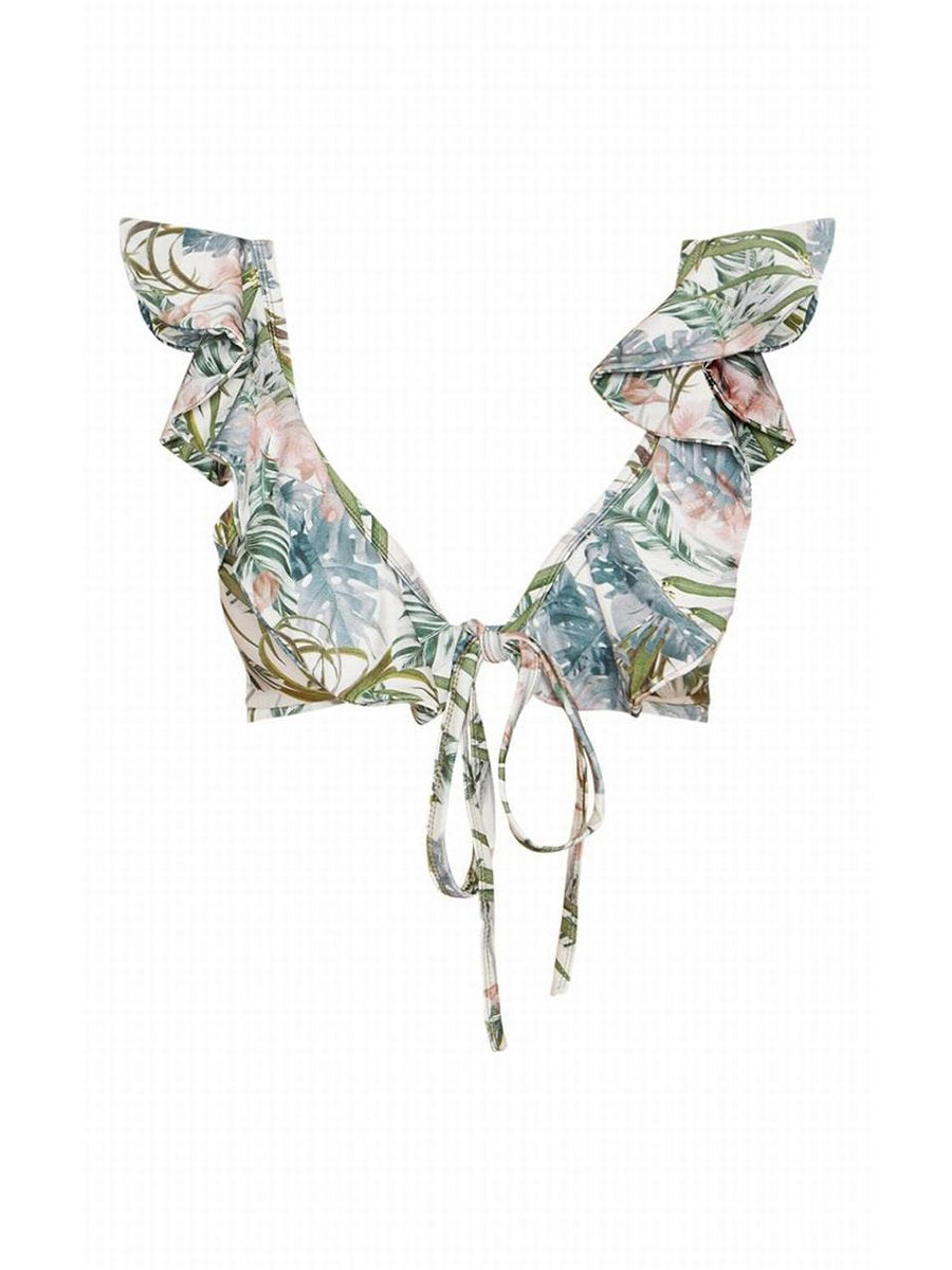 Floral Sexy Ruffle Bikini - Fashionpara