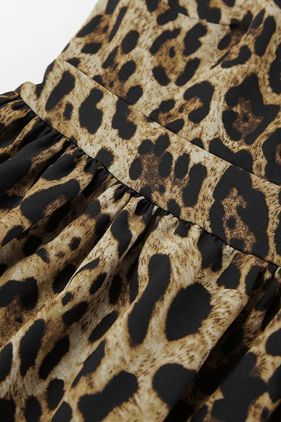 Chiffon V Neck Cami A Line Mini Dress