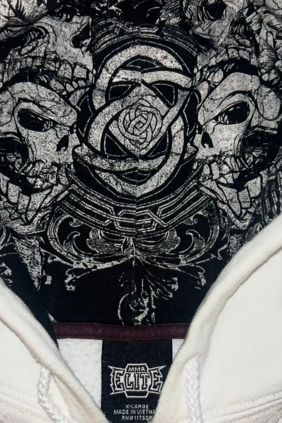 Retro Camo Print Oversized Hoodie