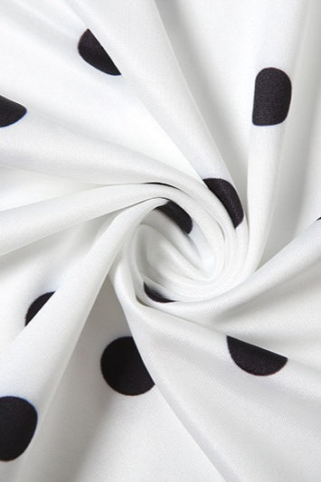 Polka Dot Halter Maxi Two Pieces Set - Fashionpara