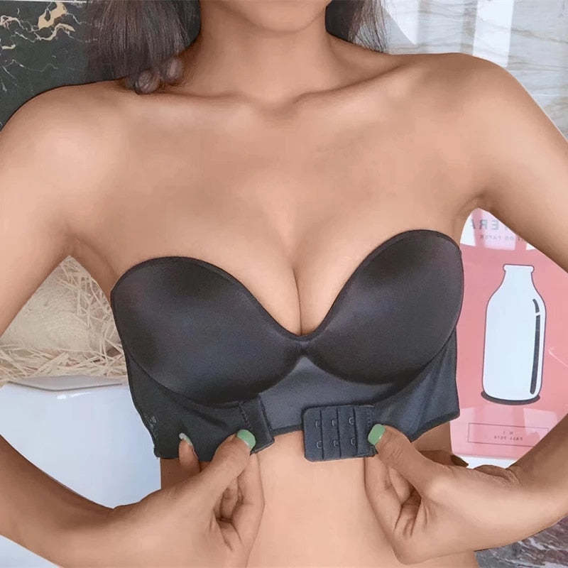 🔥Invisible Strapless Super Push Up Bra - Fashionpara