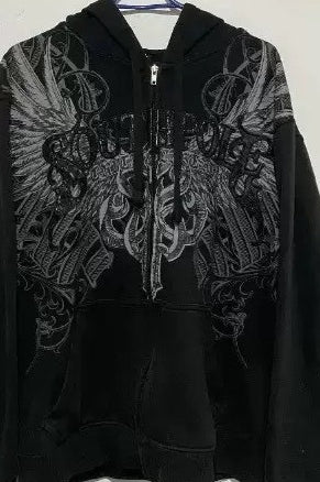 Black Clover Zip Hoodie - Fashionpara