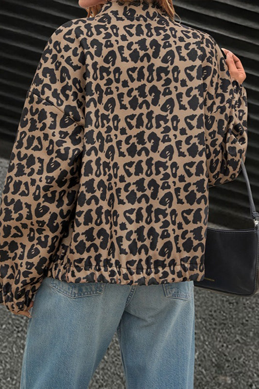 Brown Leopard Print Coat 3