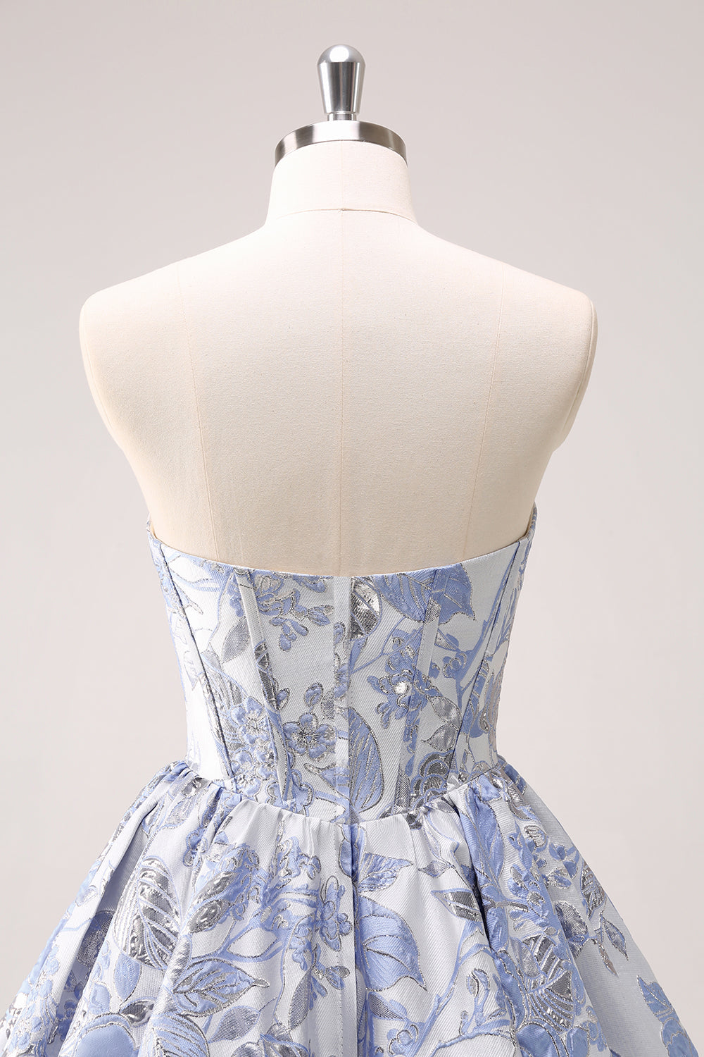 Blue Corset A Line Sweetheart Homecoming Dress - Fashionpara