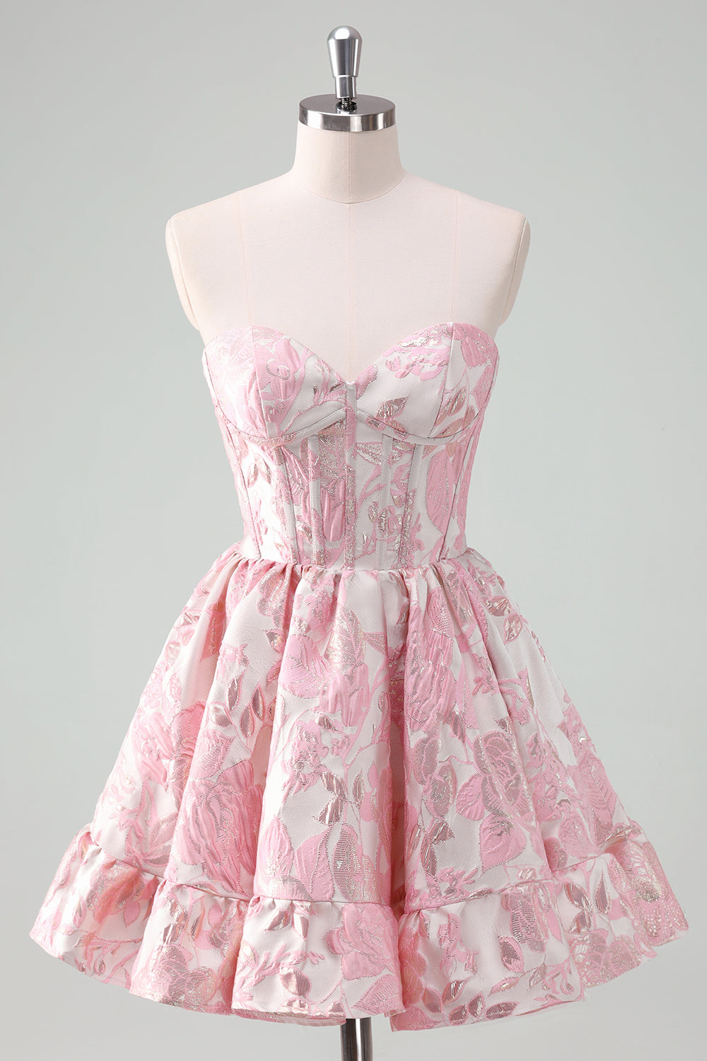 Blue Corset A Line Sweetheart Homecoming Dress - Fashionpara