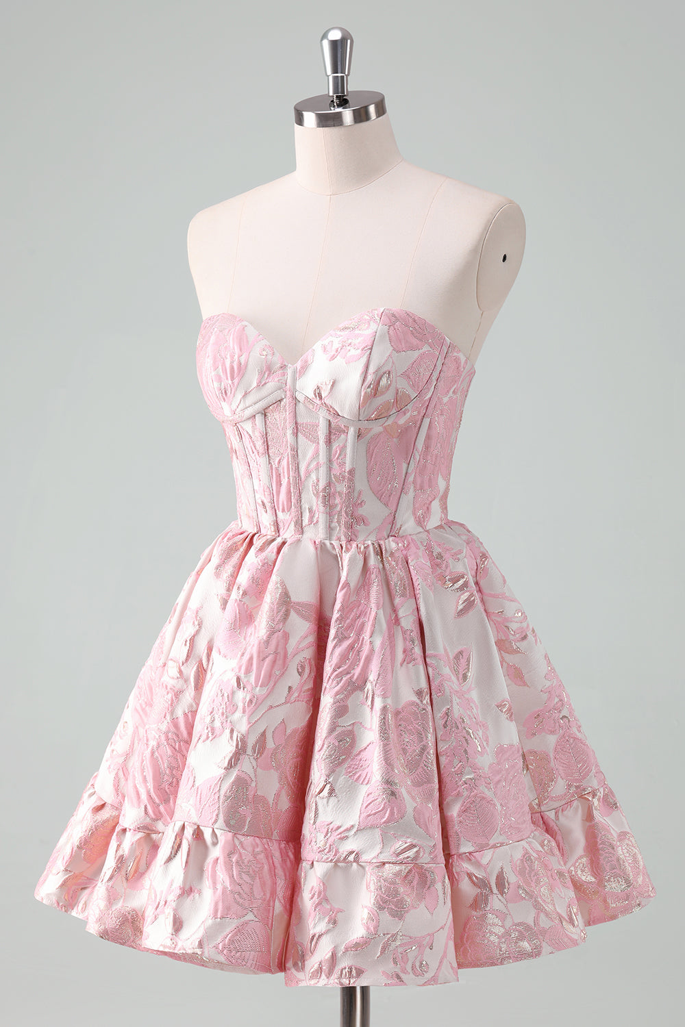 Blue Corset A Line Sweetheart Homecoming Dress - Fashionpara