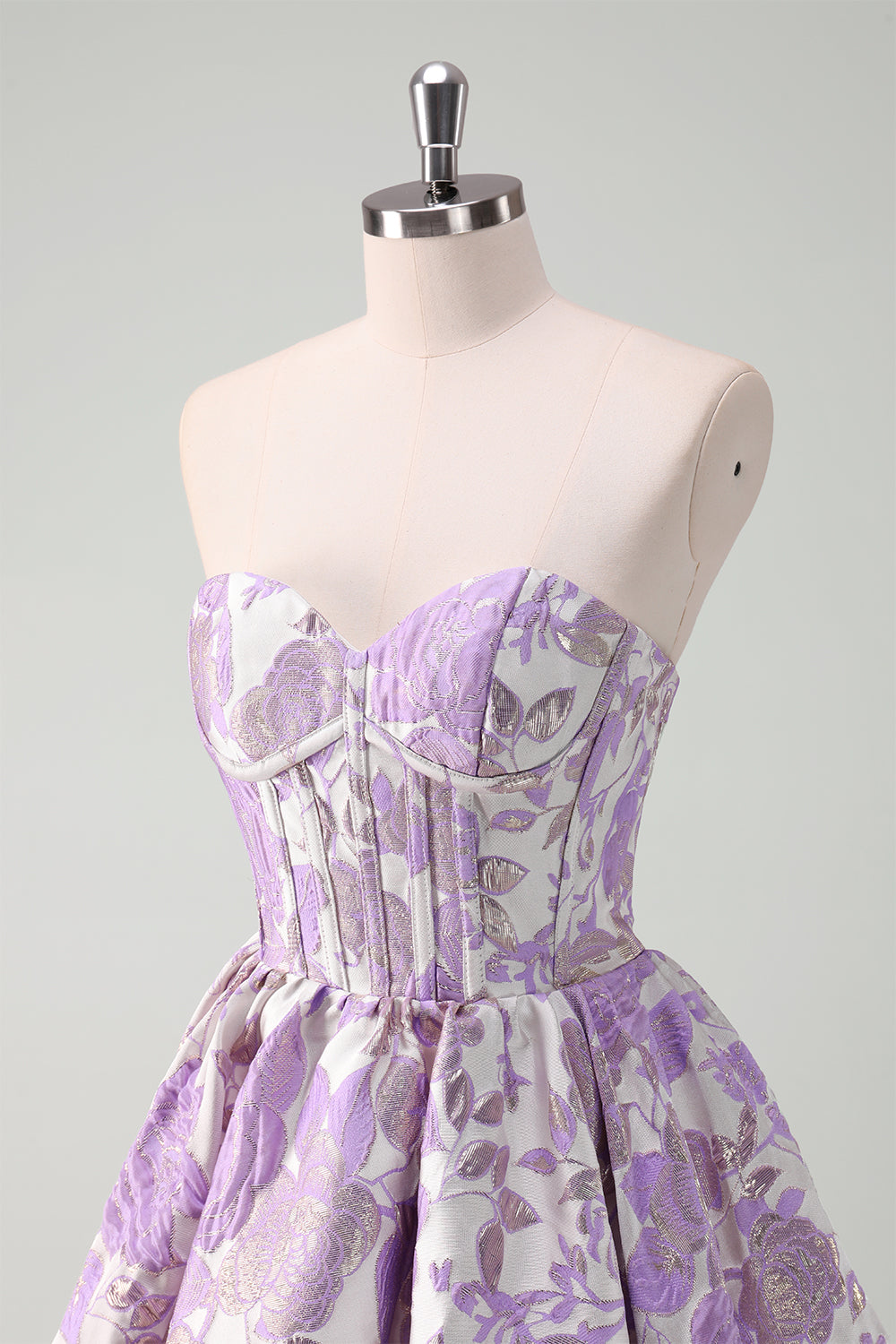 Blue Corset A Line Sweetheart Homecoming Dress - Fashionpara