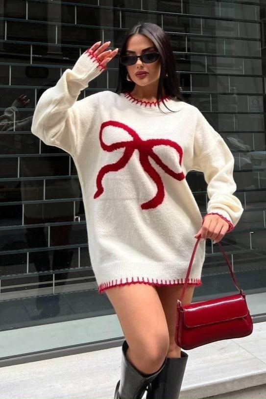 Pullover Bow Detail Sweater 5