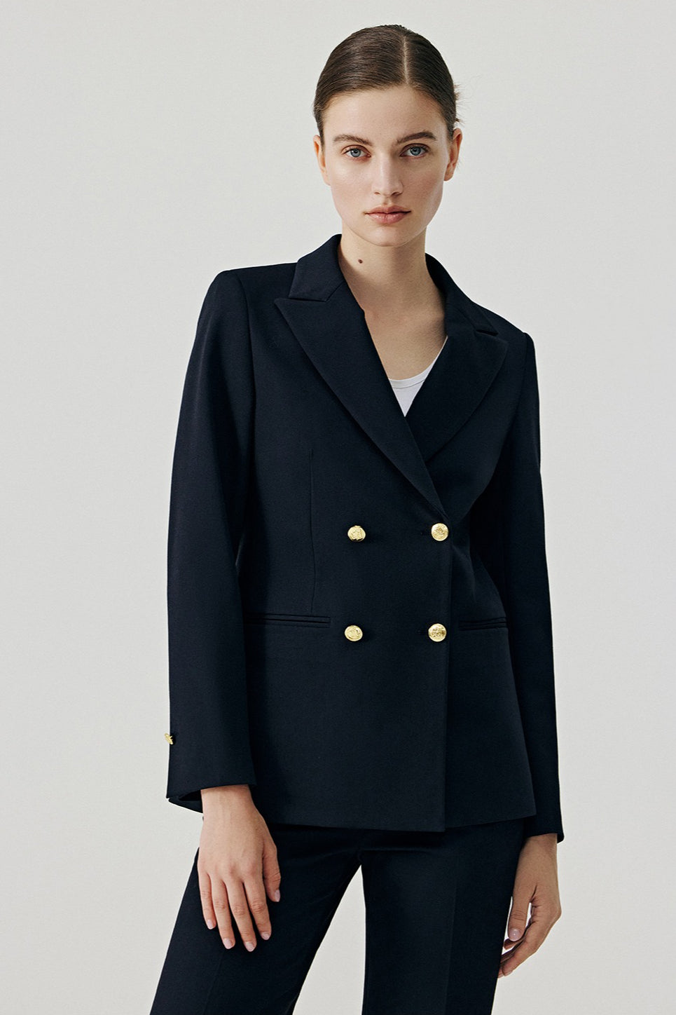 Black Office Career Blazer 7