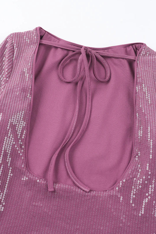 Sequin Backless Bodycon Party Dress