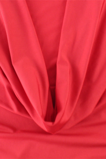 Deep V Long Sleeve Bodycon Maxi Dress