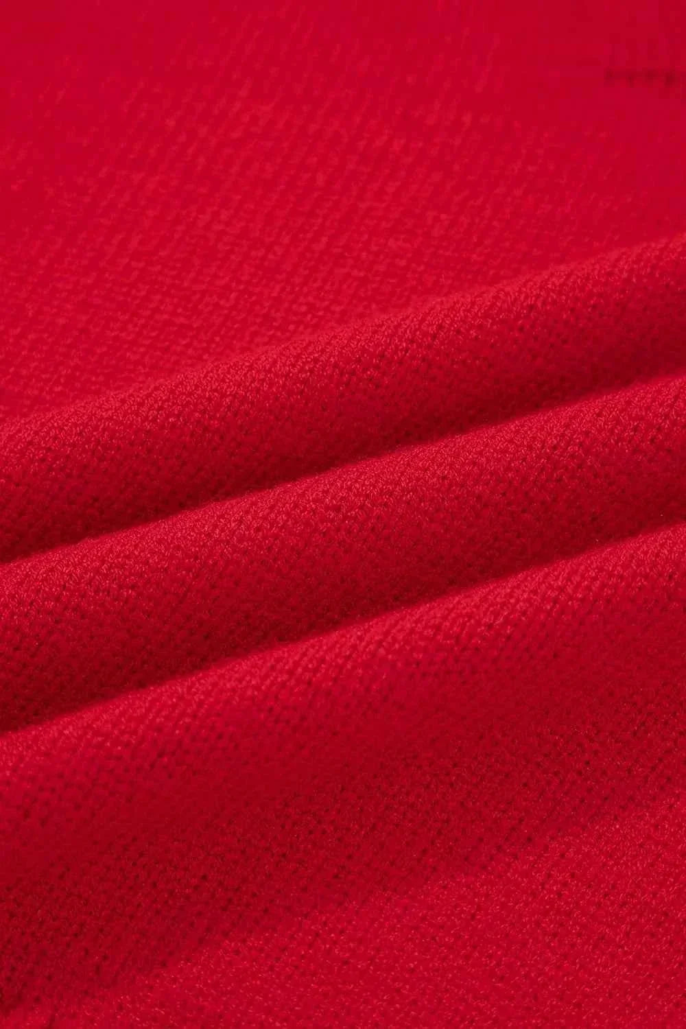 Ribbed Hem Long Sleeve Sweater