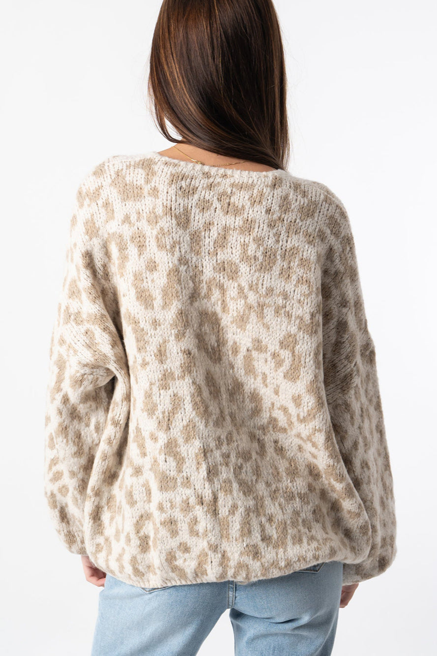 Colorblock Loose Fit Cardigan for Effortless Style and Comfort - Fashionpara