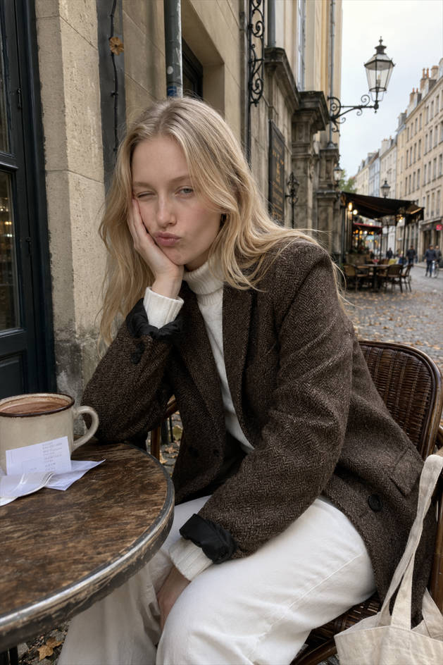 Wool Blend Blazer