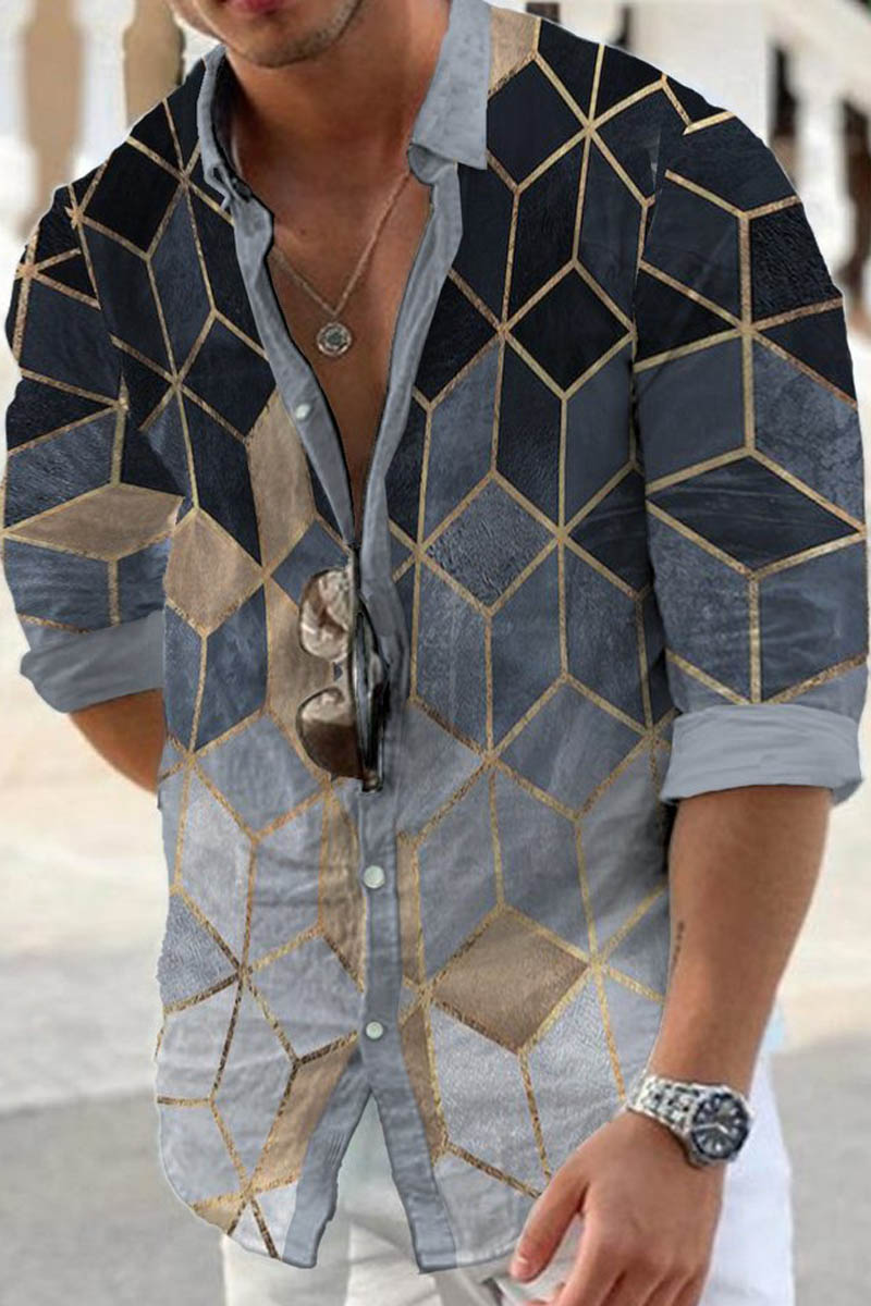 Men's Cotton&Linen Long-Sleeved Fashion Casual Shirt - Fashionpara