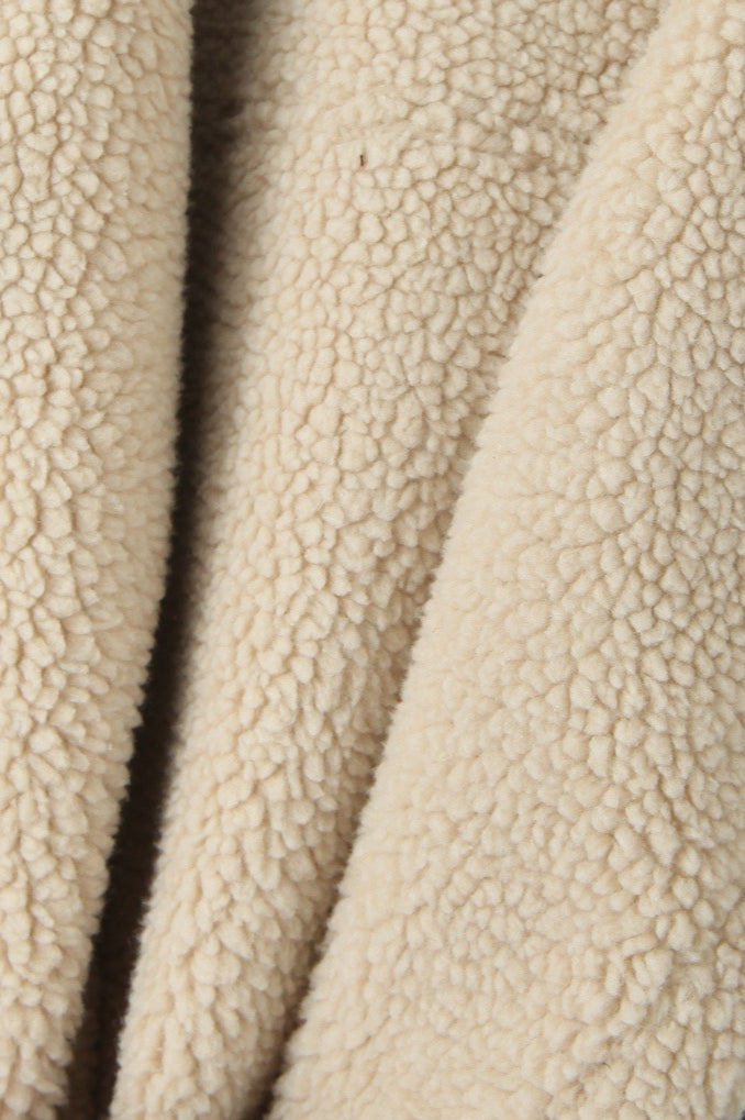 Vintage Patchwork Faux Suede Long Coat with Stylish Lapel