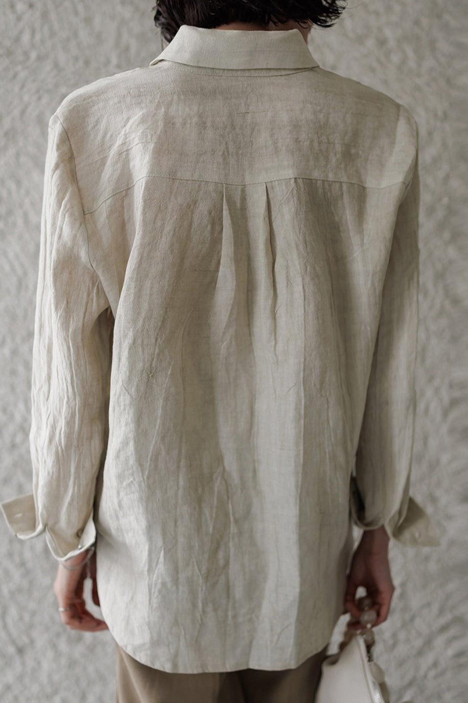 Old Money Wave Texture Blouse