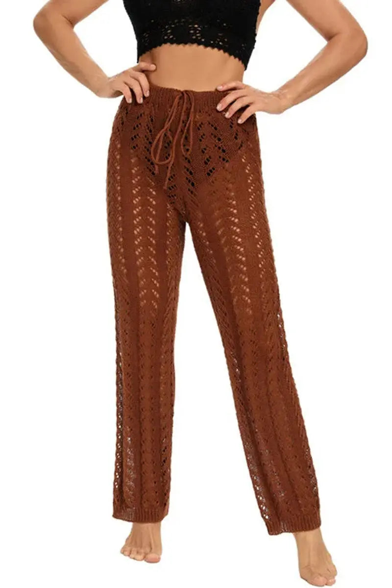 Boho Crochet Trousers Fashionpara