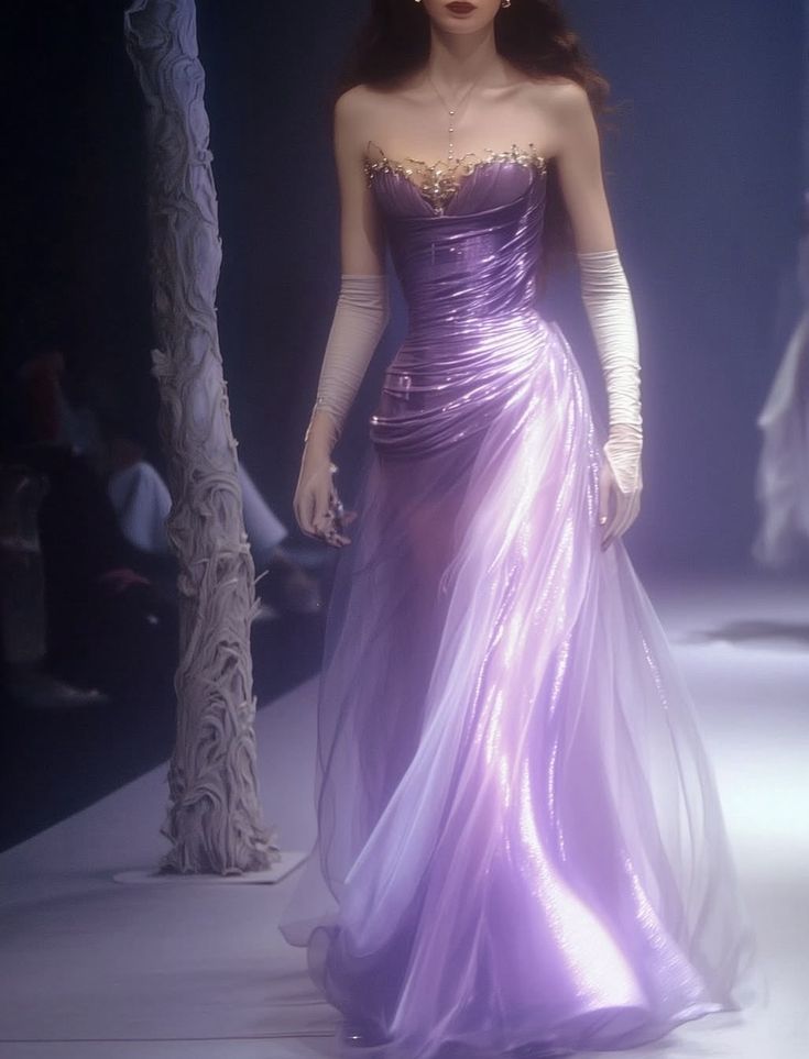 Sweetheart Purple Prom Dress Evening Dress 21st Birthday Outfit - Fashionpara