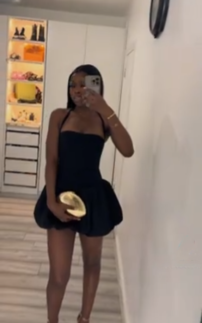 Sexy Black Halter Satin A Line Short Party Dress Formal Graduation Homecoming Dress D358